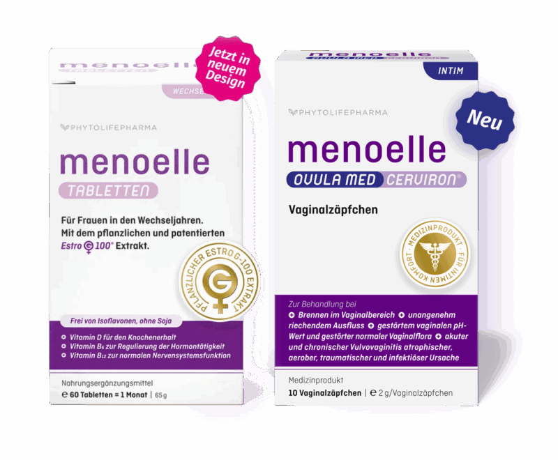 menoelle® Paket Tabletten und OVULA med CERVIRON®