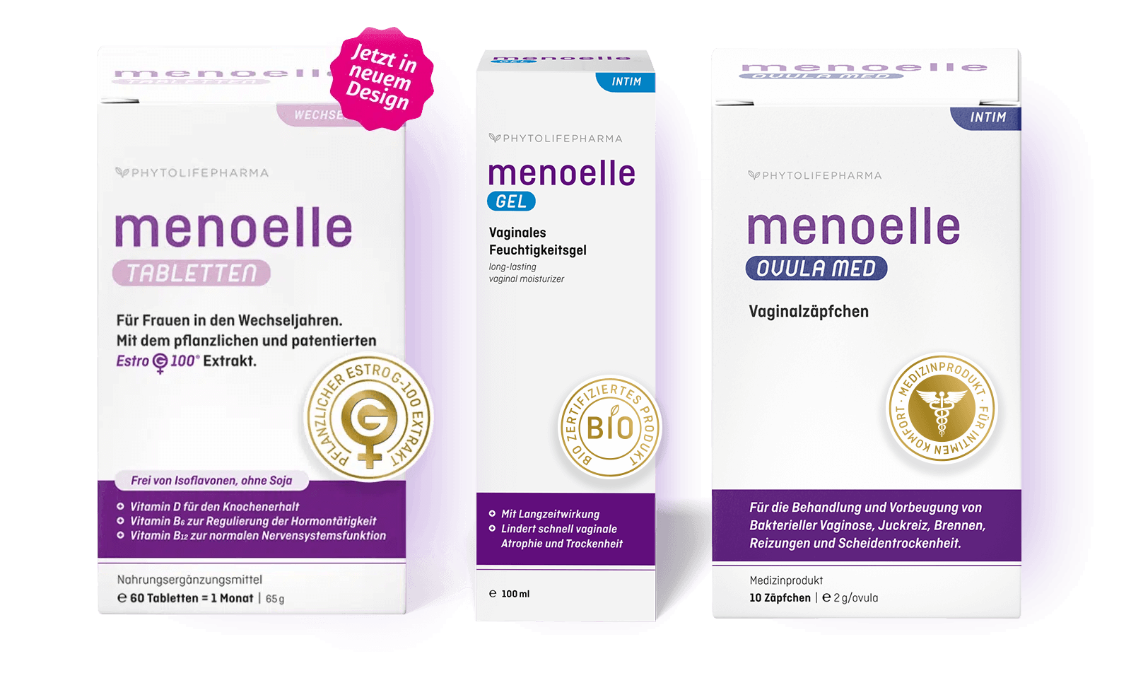 menoelle® Tabletten + Gel + OVULA med
