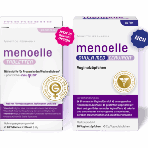 menoelle® Paket Tabletten und OVULA med CERVIRON®