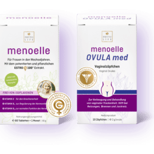 menoelle® Tabletten + OVULA med - Produkt