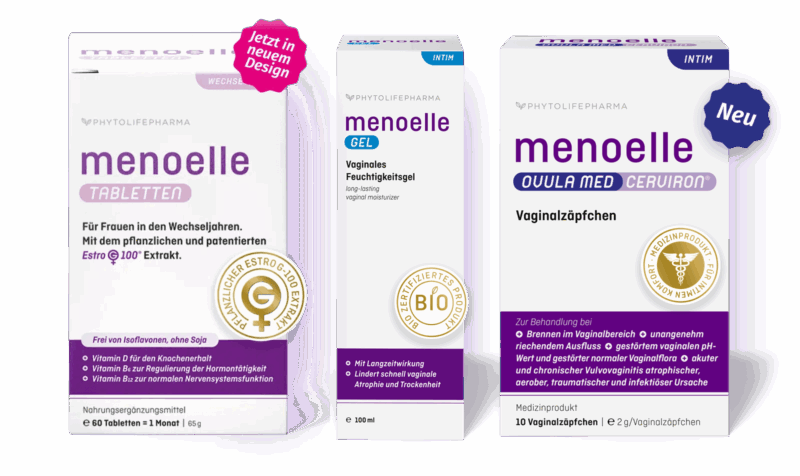 menoelle® Tabletten + Gel + OVULA med CERVIRON