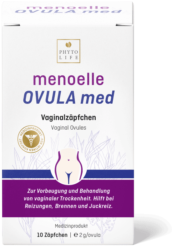 Produkt menoelle® OVULA med - Vaginalzäpchen