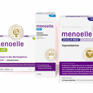 menoelle® Paket Tabletten Plus + Gel + OVULA med CERVIRON®