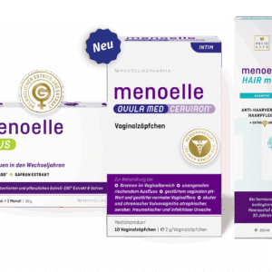 menoelle® PLUS + OVULA med CERVIRON® + Shampoo 