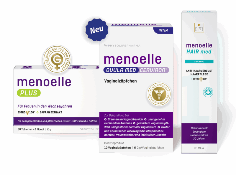 menoelle® PLUS + OVULA med CERVIRON® + Shampoo 