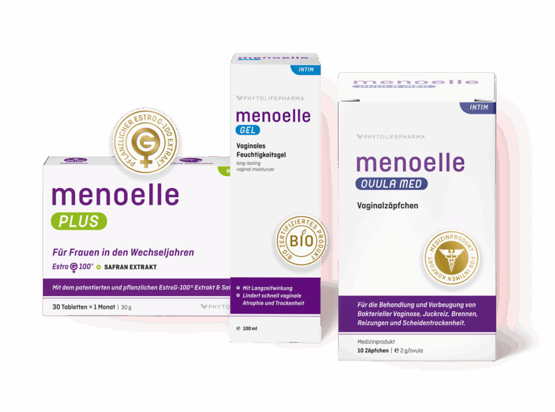 menoelle PLUS, Gel und Ovula