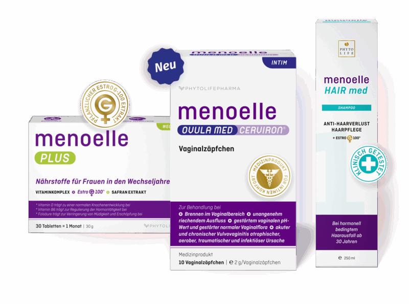 menoelle® PLUS + OVULA med CERVIRON® + Shampoo